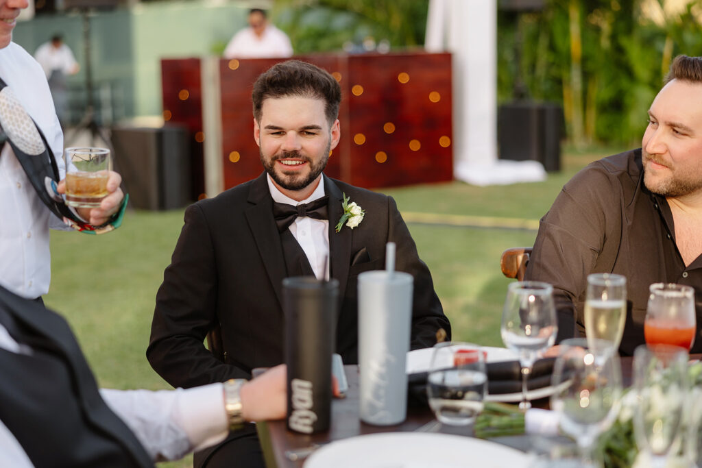 a wedding reception in mexico
