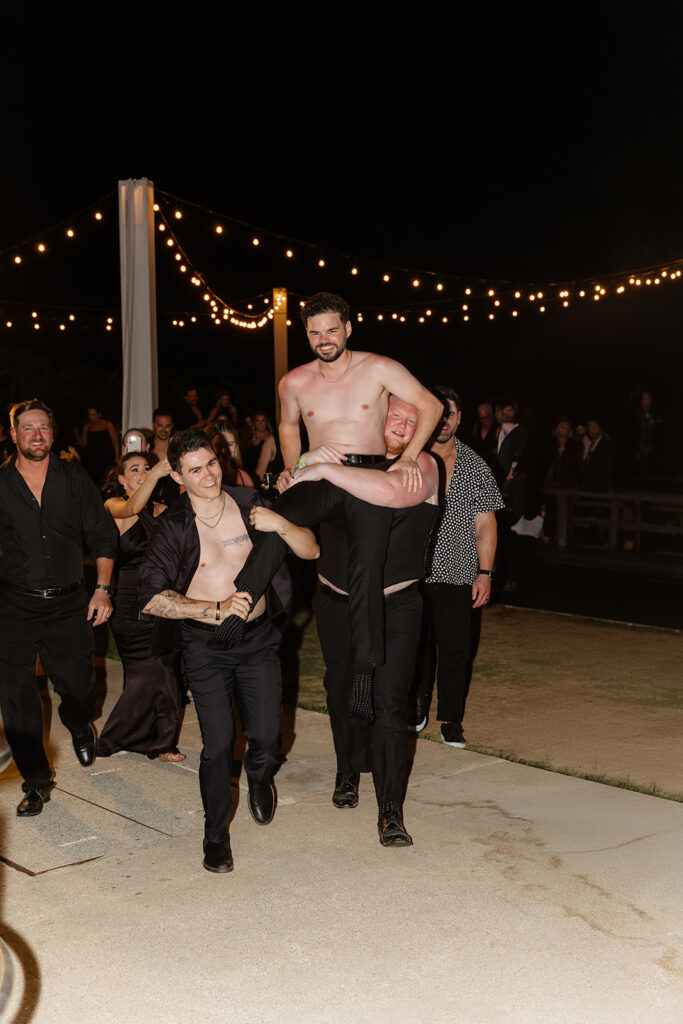 a wedding reception in mexico
