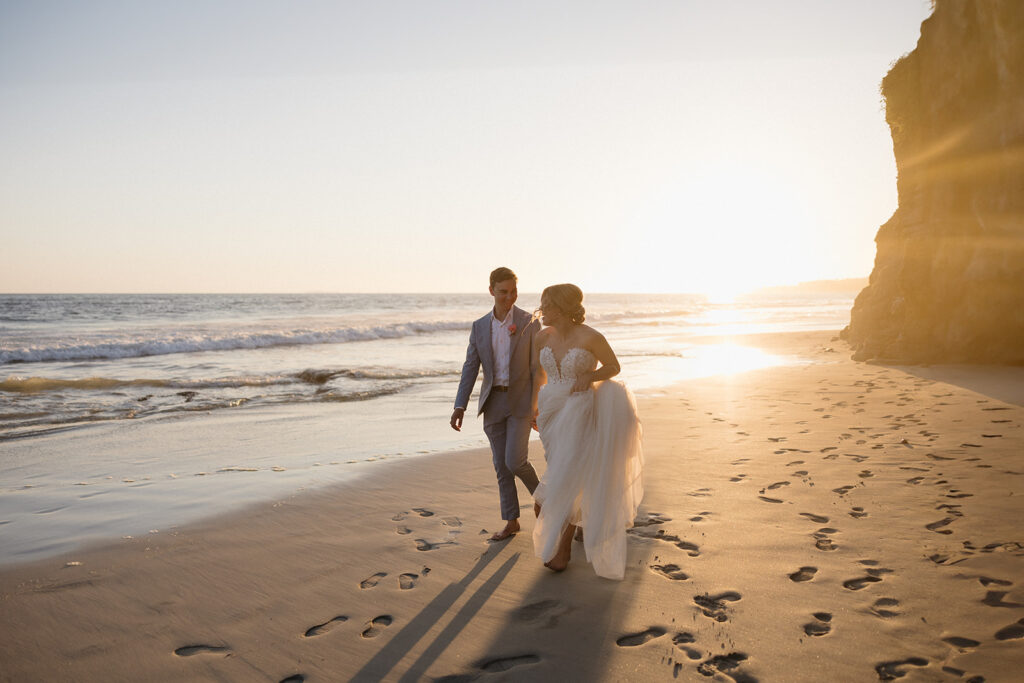 beach wedding photos