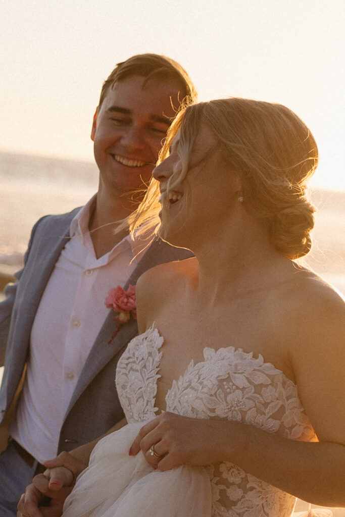 beach wedding photos