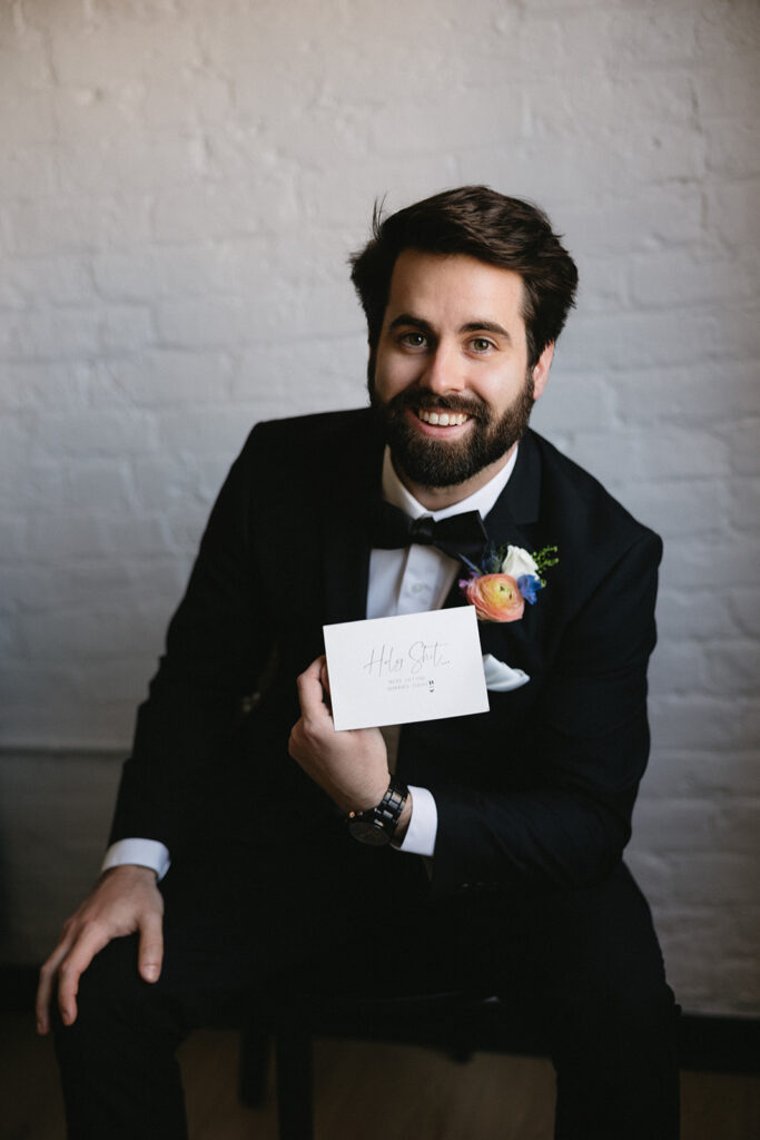 groom getting ready