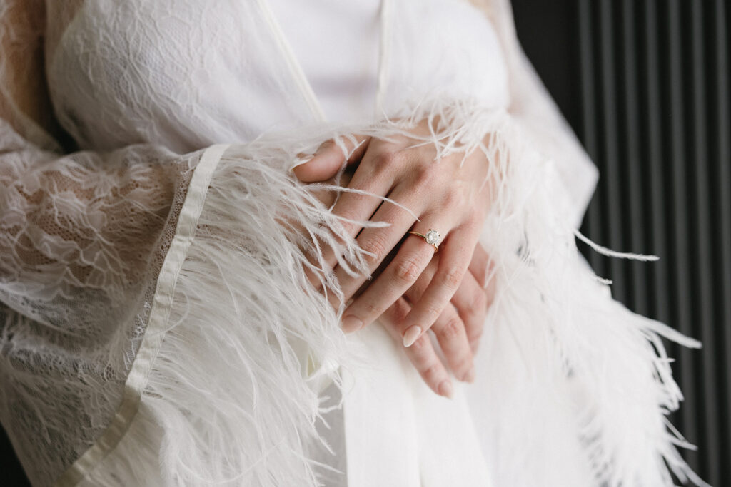 bride getting ready