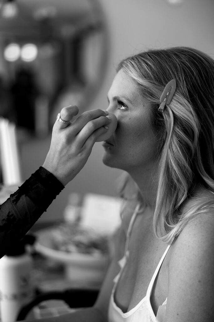 bride getting ready