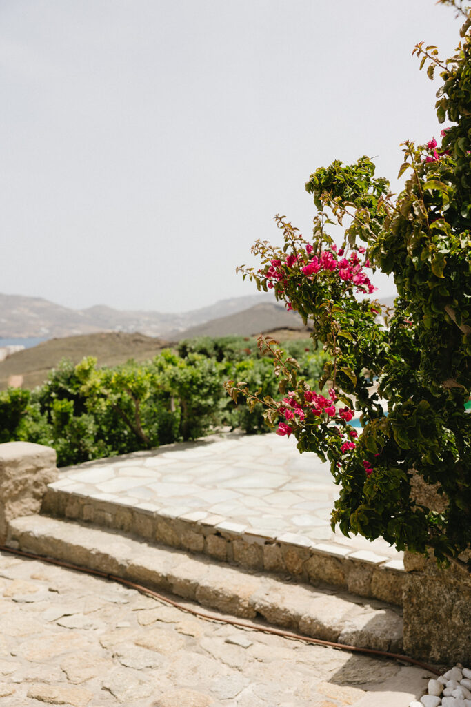 a destination wedding in mykonos
