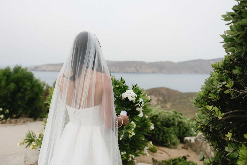 a destination wedding in mykonos
