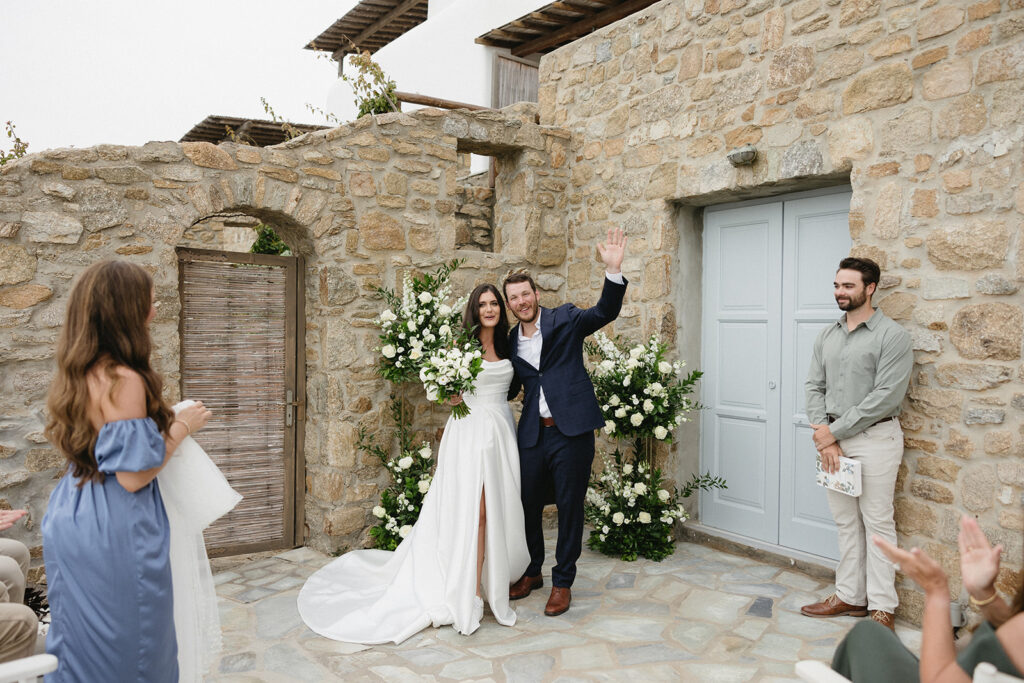 wedding ceremony in greece