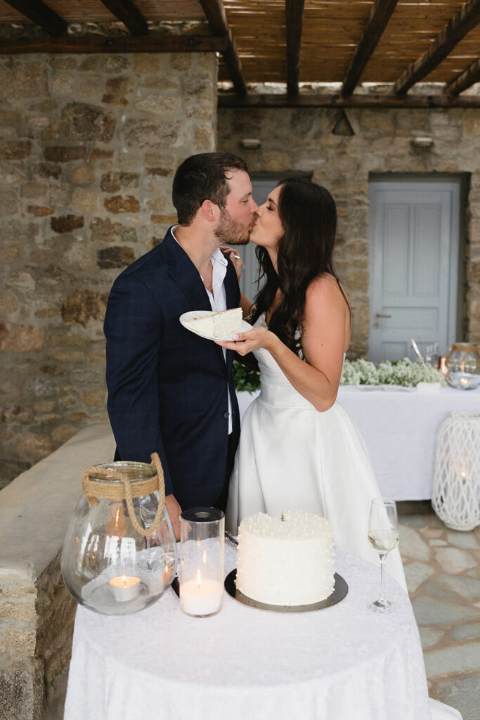 a destination wedding in mykonos
