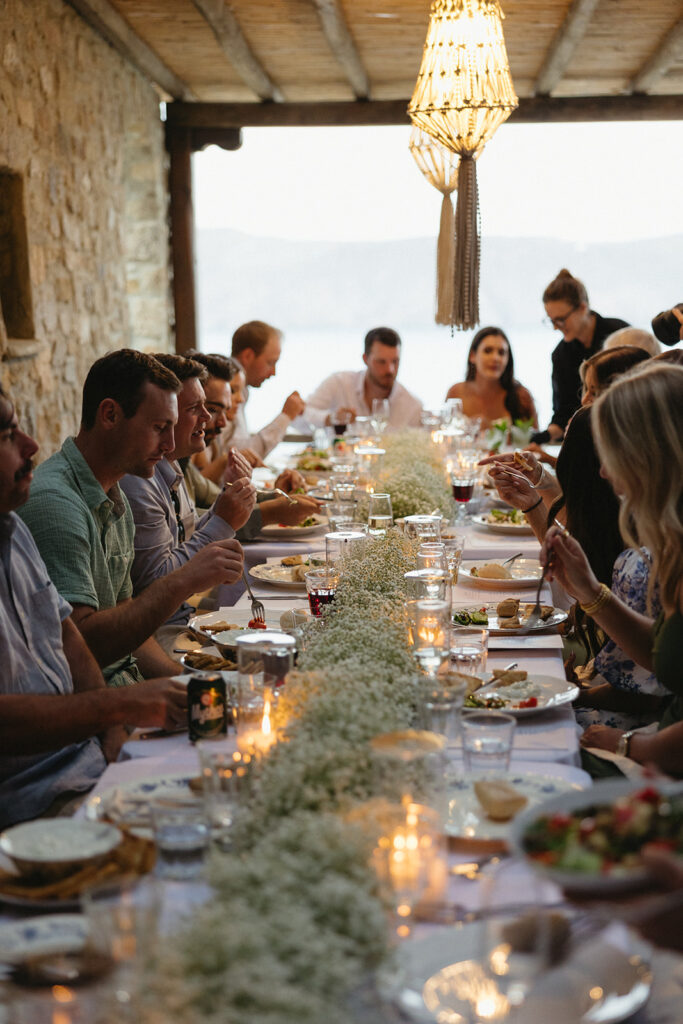 a destination wedding in mykonos
