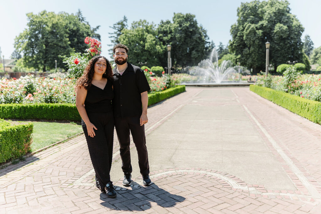 couples photoshoot in portland