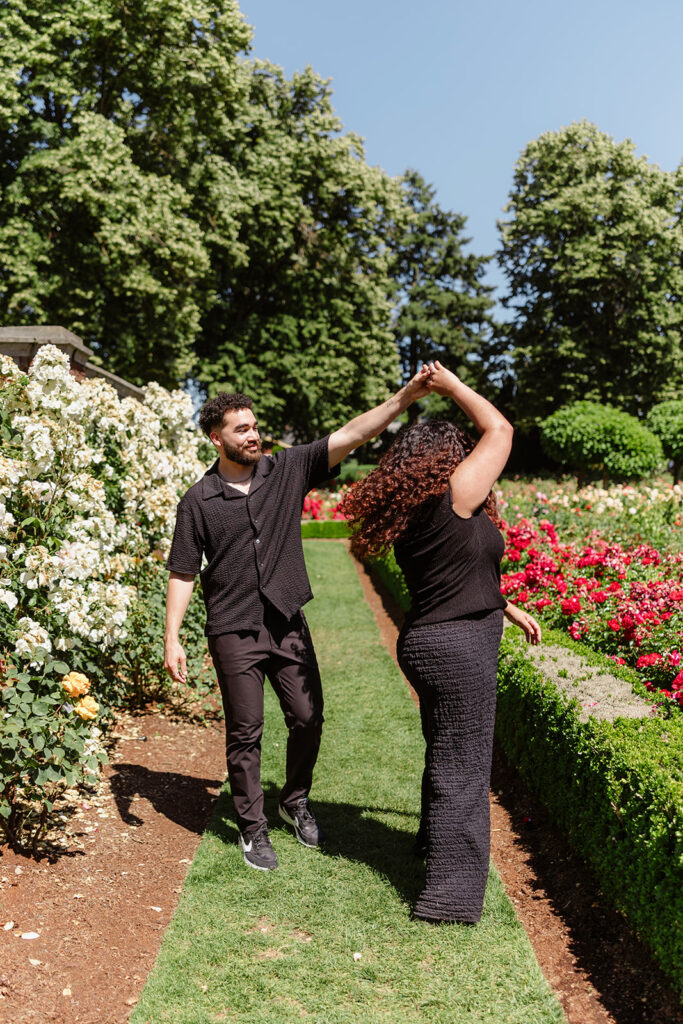 an outdoor couples session
