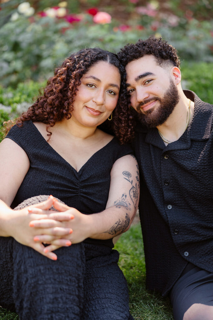 an outdoor couples session
