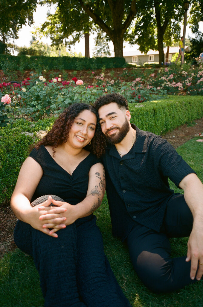 an outdoor couples session
