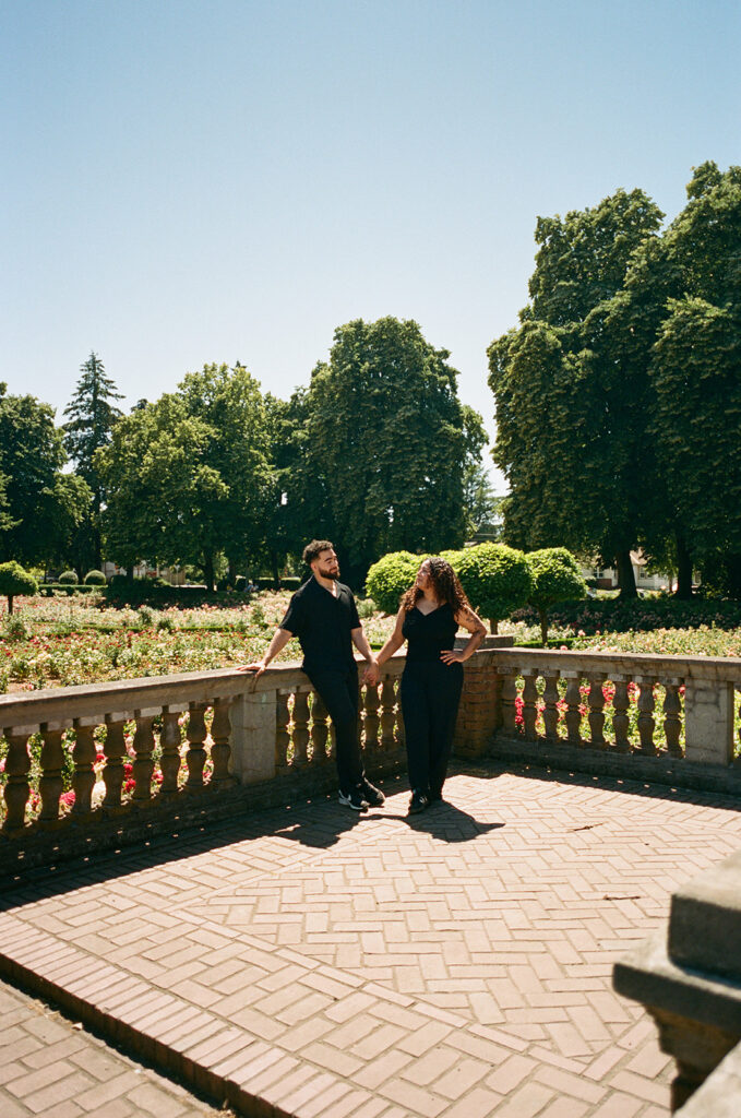 an outdoor couples session
