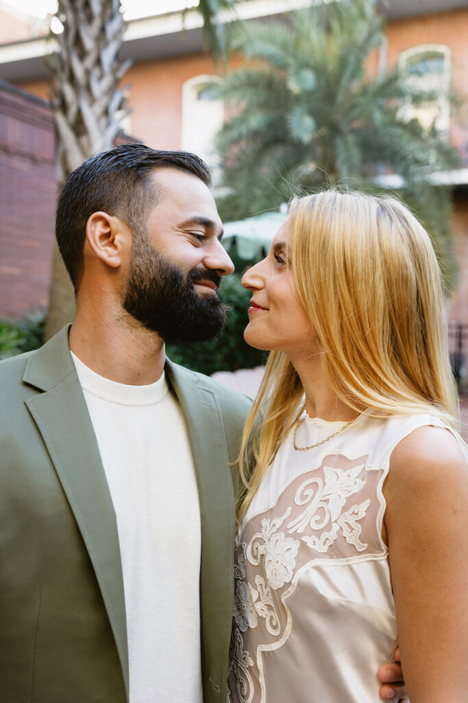 a bride and groom session before wedding