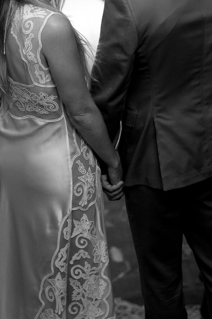 a couple taking pre wedding photos in new orleans
