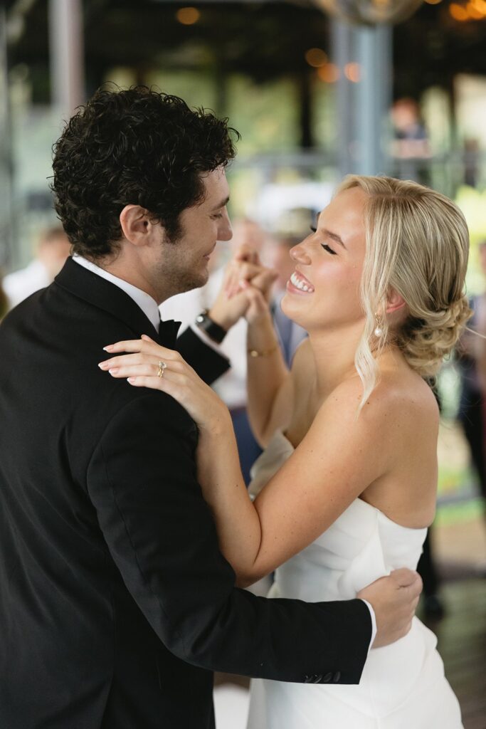 A cozy and romantic wedding day in the rain, captured in a candid and documentary style in Houston, Texas.
