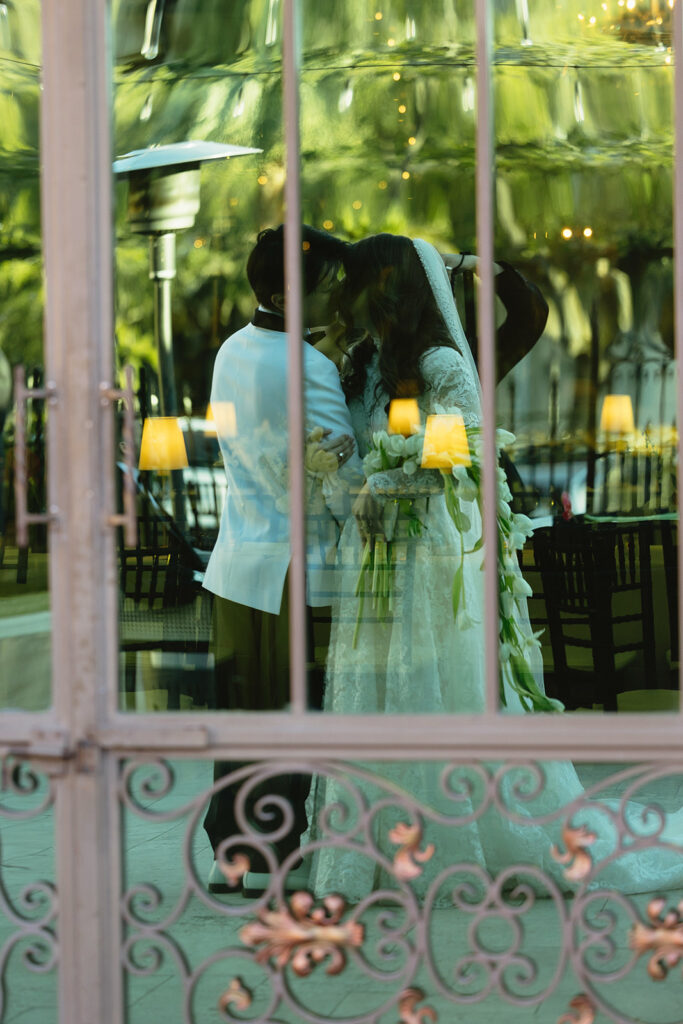 a fashion forward wedding reception at bryan museum
