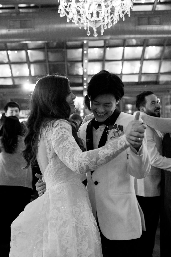 documentary wedding reception photosat bryan museum