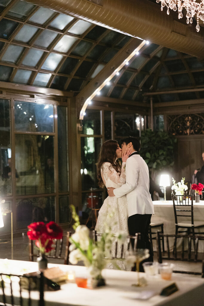 documentary wedding reception photos at bryan museum
