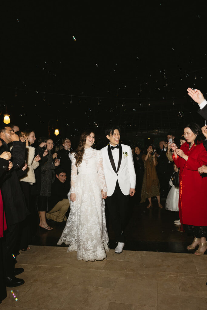 documentary wedding reception photos at bryan museum