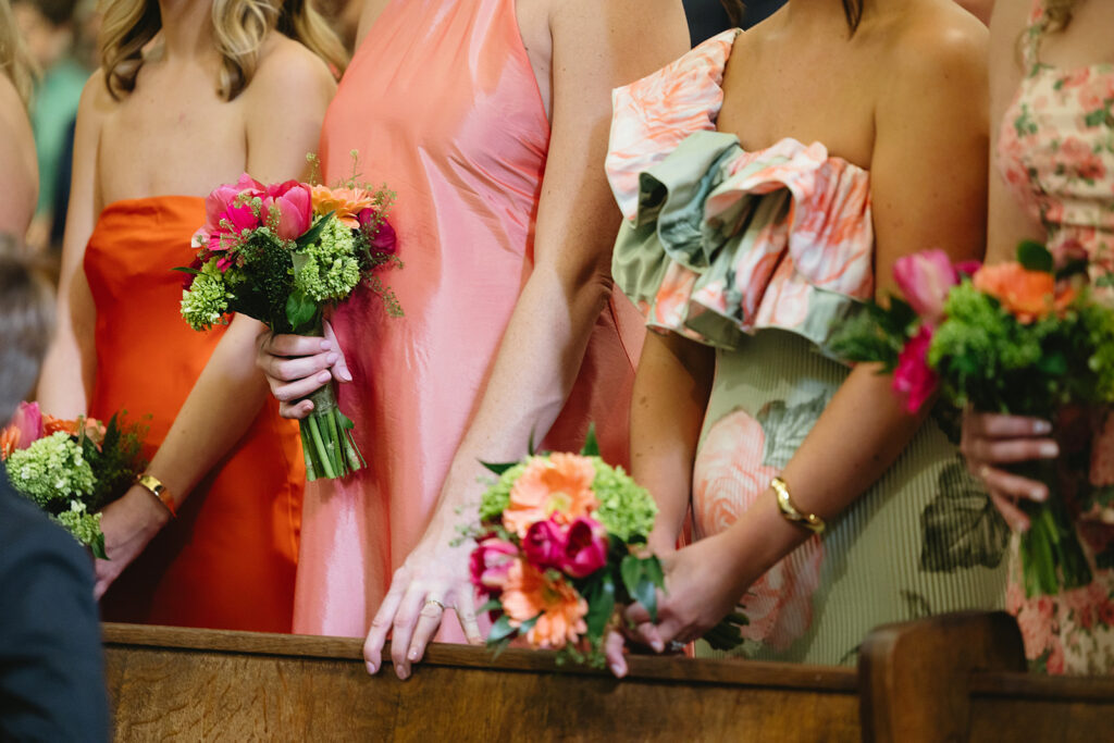 Wedding ceremony in a historic venue
