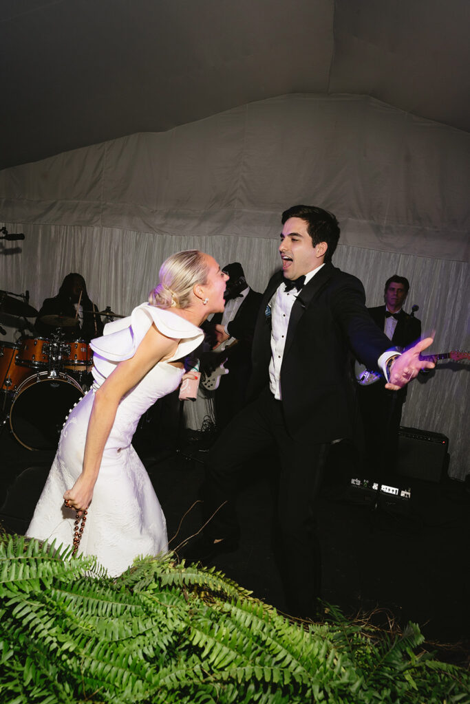 A fun wedding reception in New Orleans