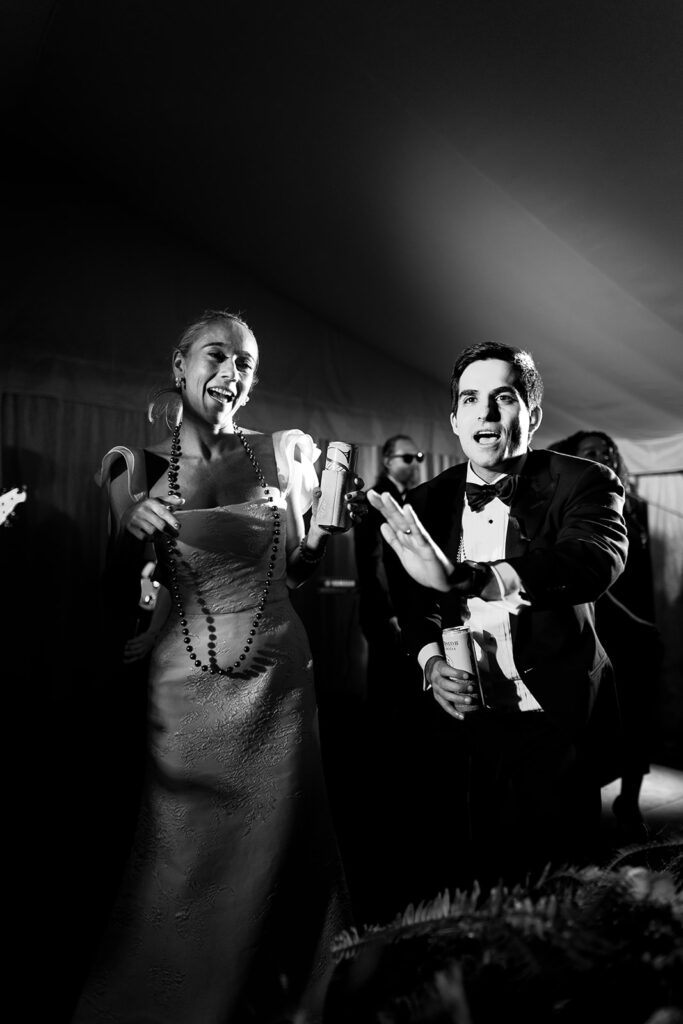 A fun wedding reception in New Orleans
