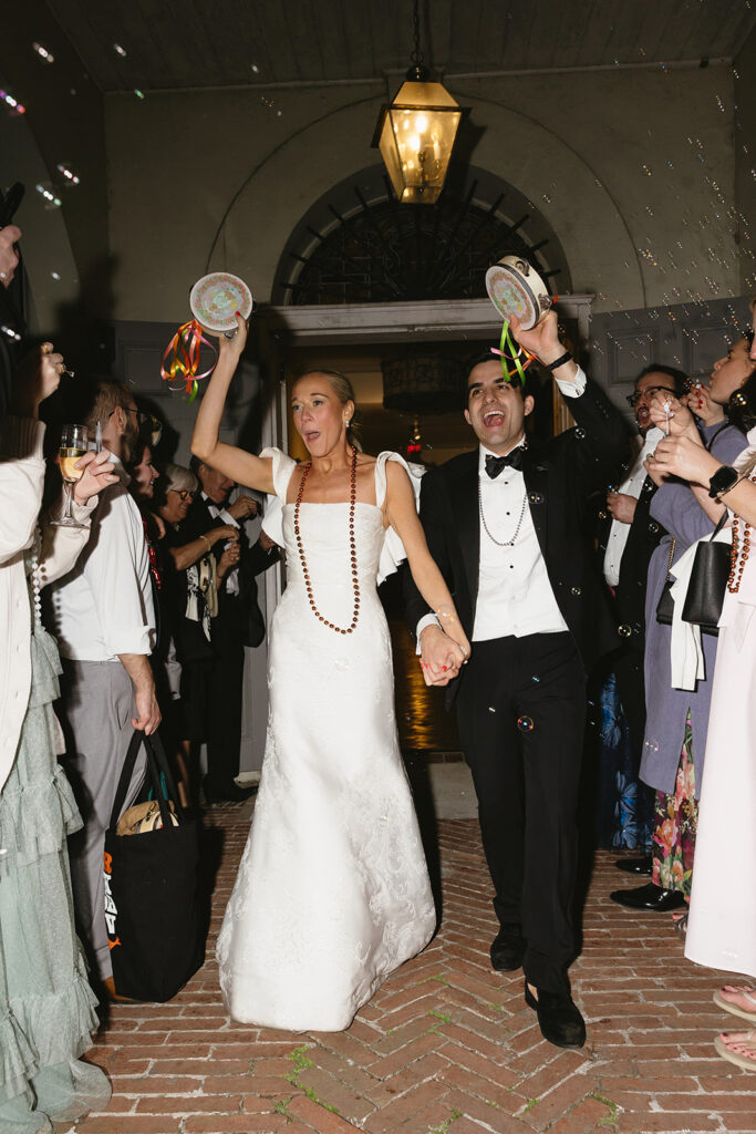 A fun wedding reception in New Orleans
