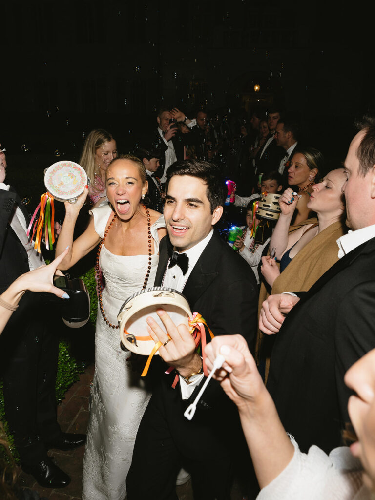 A fun wedding reception in New Orleans

