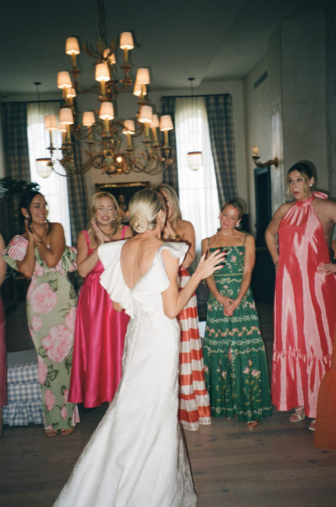 Spring wedding photos on film