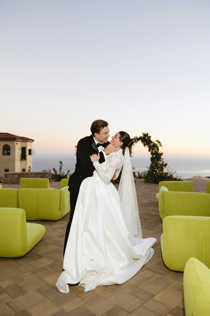 Colorful wedding celebration with stylish decor
