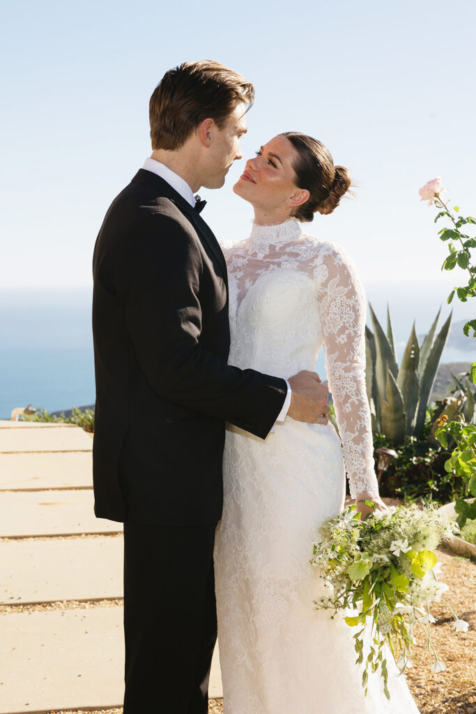 Romantic moment captured in natural light