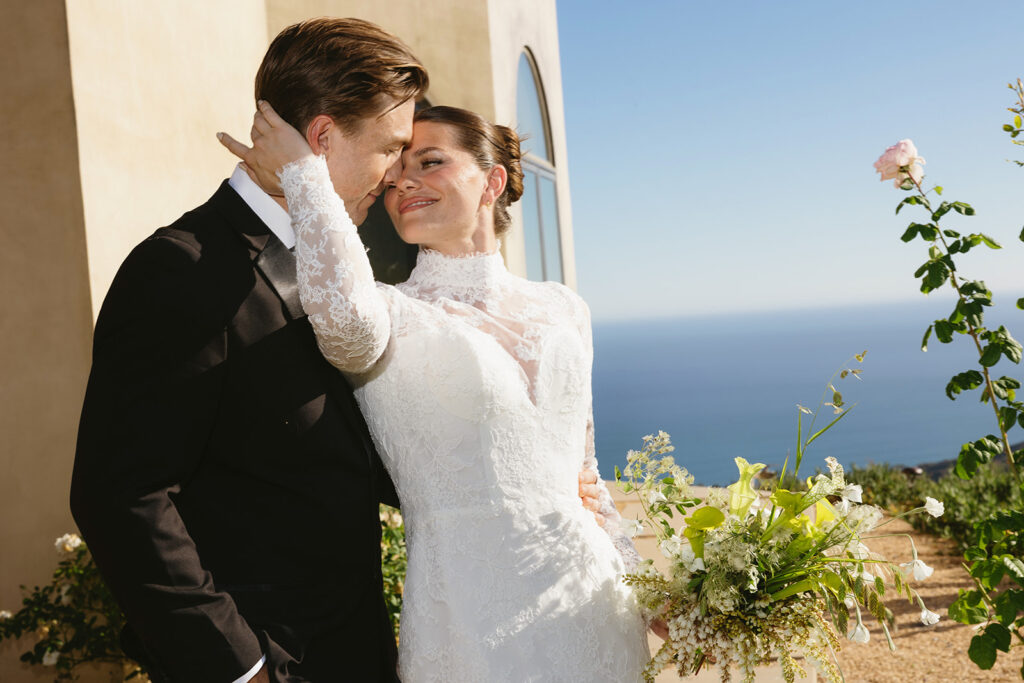 Romantic moment captured in natural light
