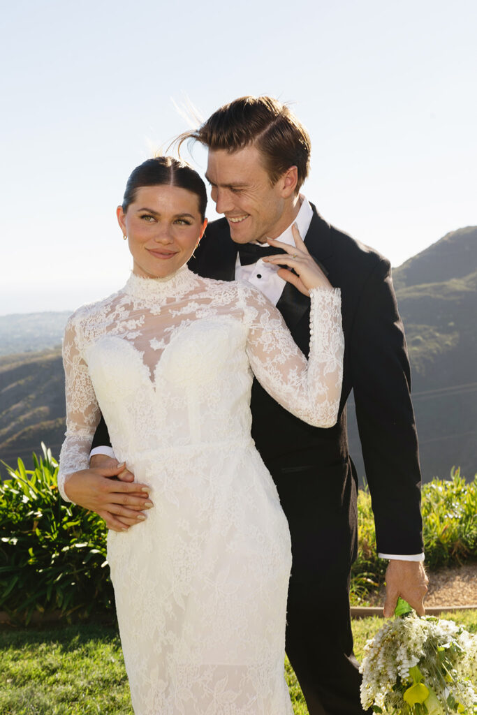 Romantic moment captured in natural light