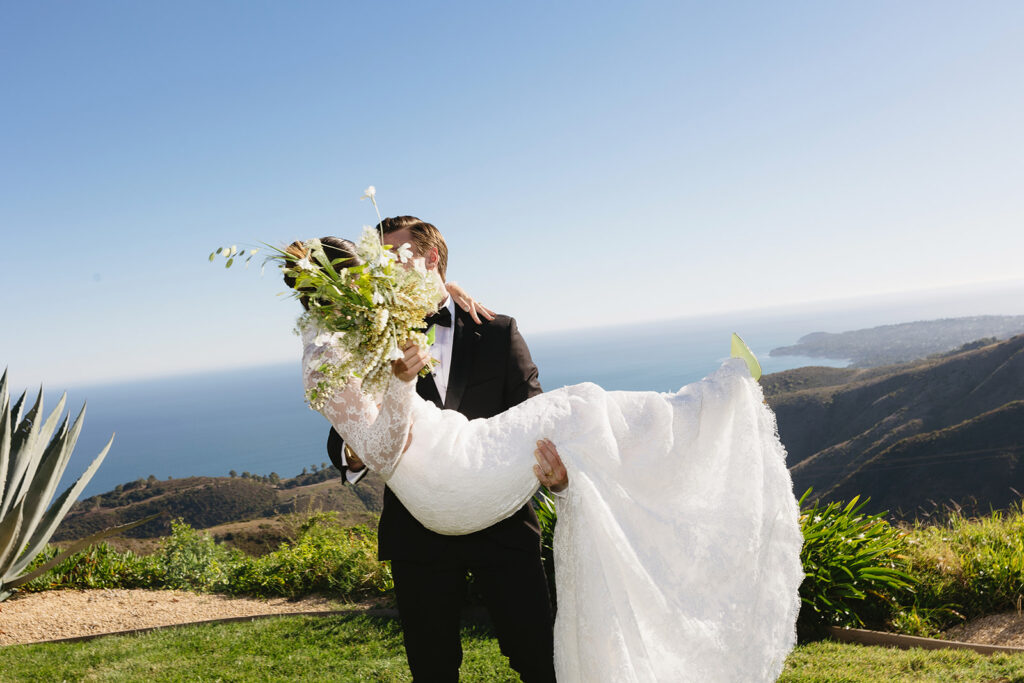 Romantic moment captured in natural light