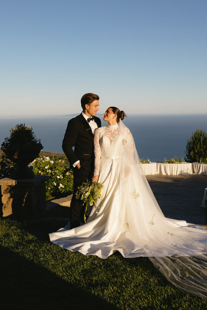 Elegant colorful wedding details with intentional design elements
