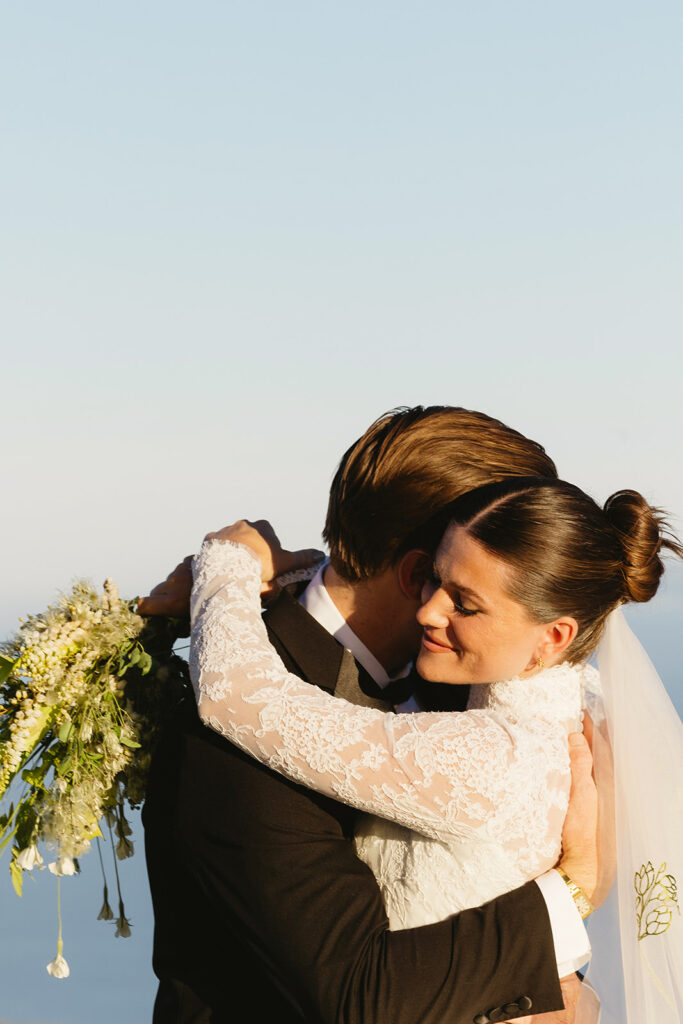 Elegant colorful wedding details with intentional design elements

