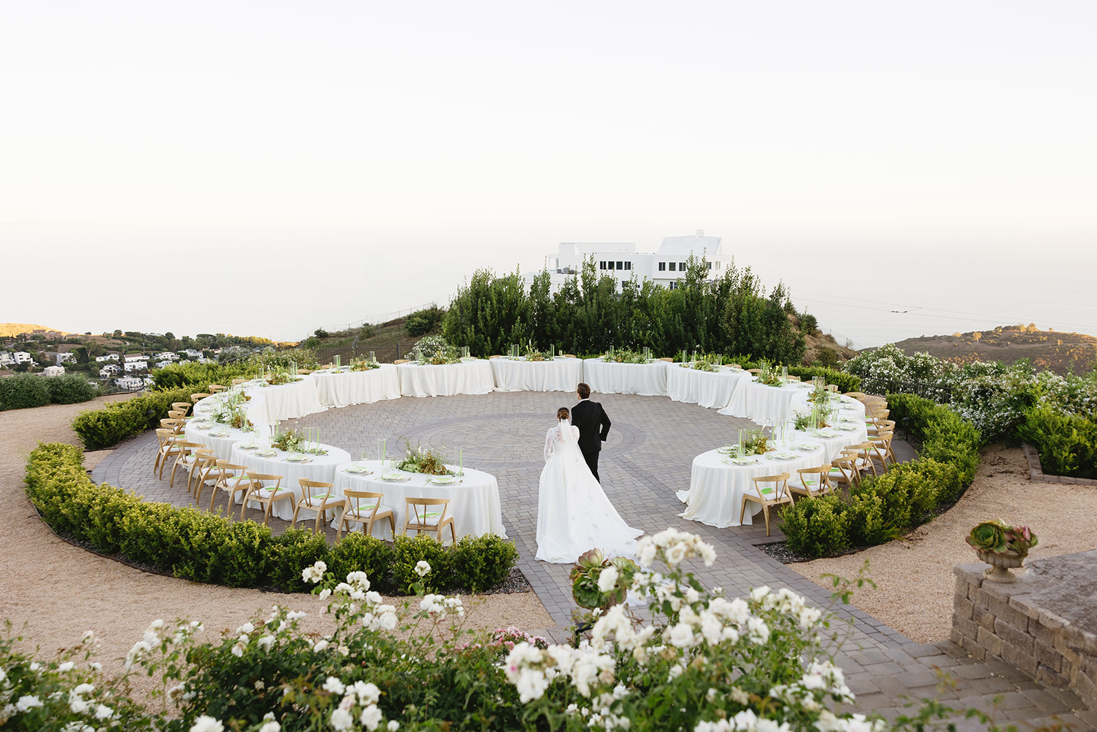 Romantic wedding moment captured in natural light
